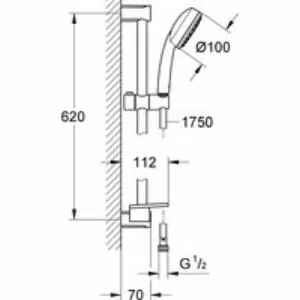 Готовый комплект для ванной комнаты GROHE Eurosmart Cosmopolitan, хром (NB0080) Готовый комплект для ванной комнаты GROHE Eurosmart Cosmopolitan, хром (NB0080)