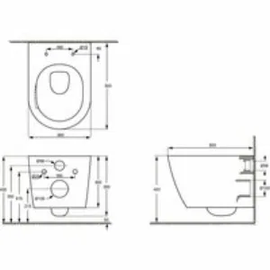 Унитаз Aquatek ЛИБЕРТИ подвесной с сиденьем с микролифтом, белый AQ1999T-00 Унитаз Aquatek ЛИБЕРТИ подвесной с сиденьем с микролифтом, белый AQ1999T-00