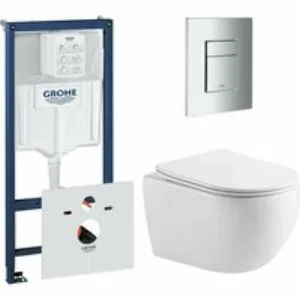 Комплект инсталляции GROHE 38775001 с унитазом Aquatek ЕВРОПА и сиденьем с микролифтом (NW0520) Комплект инсталляции GROHE 38775001 с унитазом Aquatek ЕВРОПА и сиденьем с микролифтом (NW0520)