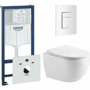 Комплект инсталляции GROHE 38772SH0 с унитазом Aquatek ЕВРОПА и сиденьем с микролифтом (NW0530) Комплект инсталляции GROHE 38772SH0 с унитазом Aquatek ЕВРОПА и сиденьем с микролифтом (NW0530)