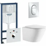 Комплект инсталляции GROHE NW0145/S с унитазом Aquatek ЛИБЕРТИ и сиденьем с микролифтом (NW0536)