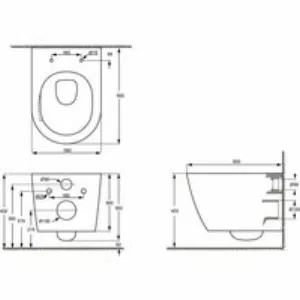 Комплект инсталляции GROHE NW0145/S с унитазом Aquatek ЛИБЕРТИ и сиденьем с микролифтом (NW0536) Комплект инсталляции GROHE NW0145/S с унитазом Aquatek ЛИБЕРТИ и сиденьем с микролифтом (NW0536)