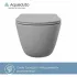 Унитаз подвесной Aqueduto OVO 525*360 безободковый, сиденье с микролифтом, серый матовый (OVOT2130) Унитаз подвесной Aqueduto OVO 525*360 безободковый, сиденье с микролифтом, серый матовый (OVOT2130)