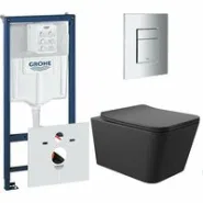 Комплект инсталляции GROHE Rapid SL 38775001 с унитазом Aqueduto MACIO MACT2140 и сиденьем с микролифтом (NW0542)