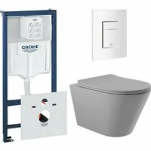 Комплект инсталляции GROHE Rapid SL 38772SH0 с унитазом Aqueduto CONE CONT2130 и сиденьем с микролифтом (NW0551) Комплект инсталляции GROHE Rapid SL 38772SH0 с унитазом Aqueduto CONE CONT2130 и сиденьем с микролифтом (NW0551)