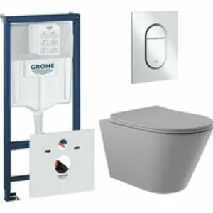 Комплект инсталляции GROHE Rapid SL 3 в 1 (NW0145/S) с унитазом Aqueduto CONE CONT2130 и сиденьем с микролифтом (NW0557) Комплект инсталляции GROHE Rapid SL 3 в 1 (NW0145/S) с унитазом Aqueduto CONE CONT2130 и сиденьем с микролифтом (NW0557)