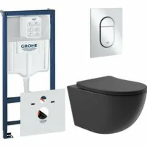Комплект инсталляции GROHE Rapid SL 3 в 1 (NW0145/S) с унитазом Aqueduto OVO OVOT2140 и сиденьем с микролифтом (NW0562) Комплект инсталляции GROHE Rapid SL 3 в 1 (NW0145/S) с унитазом Aqueduto OVO OVOT2140 и сиденьем с микролифтом (NW0562)