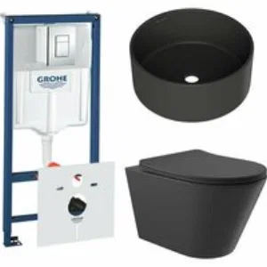 Комплект инсталляции GROHE Rapid SL 38775001 с унитазом Aqueduto CONE CONT2140 и раковиной Aqueduto ESPIRAL D400 ESP0140 (NW0590) Комплект инсталляции GROHE Rapid SL 38775001 с унитазом Aqueduto CONE CONT2140 и раковиной Aqueduto ESPIRAL D400 ESP0140 (NW0590)
