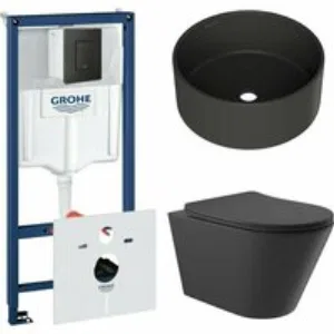 Комплект инсталляции GROHE Solido 38811KF0 с унитазом Aqueduto CONE CONT2140 и раковиной Aqueduto ESPIRAL D400 ESP0140 (NW0596) Комплект инсталляции GROHE Solido 38811KF0 с унитазом Aqueduto CONE CONT2140 и раковиной Aqueduto ESPIRAL D400 ESP0140 (NW0596)