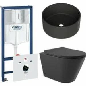 Комплект инсталляции GROHE Rapid SL NW0145/S с унитазом Aqueduto CONE CONT2140 и раковиной Aqueduto ESPIRAL D400 ESP0140 (NW0608) Комплект инсталляции GROHE Rapid SL NW0145/S с унитазом Aqueduto CONE CONT2140 и раковиной Aqueduto ESPIRAL D400 ESP0140 (NW0608)