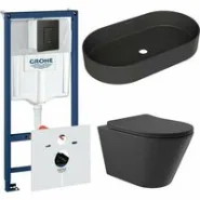 Комплект инсталляции GROHE Solido 38811KF0 с унитазом Aqueduto CONE CONT2140 и раковиной Aqueduto ESPIRAL ESP0240 (NW0620)