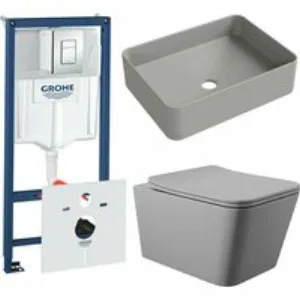 Комплект инсталляции GROHE Rapid SL 38775001 с унитазом Aqueduto MACIO MACT2130 и раковиной Aqueduto ESPIRAL ESP0430 (NW0636) Комплект инсталляции GROHE Rapid SL 38775001 с унитазом Aqueduto MACIO MACT2130 и раковиной Aqueduto ESPIRAL ESP0430 (NW0636)
