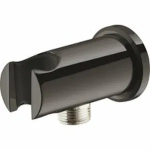 Подключение для душевого шланга GROHE Rainshower с держателем ручного душа, темный графит, глянцевый (26658A00) Подключение для душевого шланга GROHE Rainshower с держателем ручного душа, темный графит, глянцевый (26658A00)