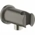 Подключение для душевого шланга GROHE Rainshower с держателем ручного душа, темный графит, матовый (26658AL0) Подключение для душевого шланга GROHE Rainshower с держателем ручного душа, темный графит, матовый (26658AL0)