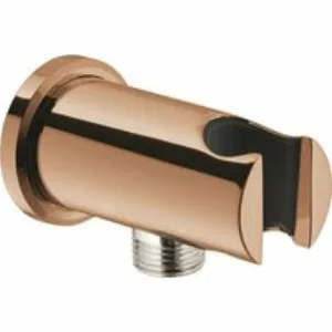 Подключение для душевого шланга GROHE Rainshower с держателем ручного душа, теплый закат, глянец (26658DA0) Подключение для душевого шланга GROHE Rainshower с держателем ручного душа, теплый закат, глянец (26658DA0)