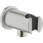 Подключение для душевого шланга GROHE Rainshower с держателем ручного душа, суперсталь (26658DC0)