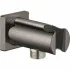 Подключение для душевого шланга GROHE Rainshower с держателем ручного душа, темный графит, глянец (26659A00) Подключение для душевого шланга GROHE Rainshower с держателем ручного душа, темный графит, глянец (26659A00)