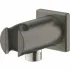 Подключение для душевого шланга GROHE Rainshower с держателем ручного душа, темный графит, матовый (26659AL0) Подключение для душевого шланга GROHE Rainshower с держателем ручного душа, темный графит, матовый (26659AL0)