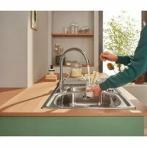 Кухонная подставка для посуды GROHE складная, нержавеющая сталь, матовая (40854SD0) Кухонная подставка для посуды GROHE складная, нержавеющая сталь, матовая (40854SD0)