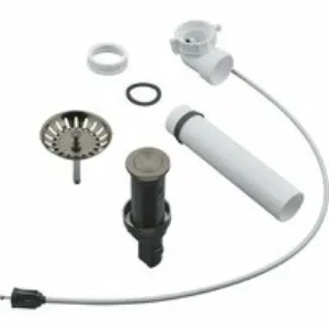 Сливной гарнитур для мойки GROHE с нажимным механизмом, темный графит, матовый (40986AL0) Сливной гарнитур для мойки GROHE с нажимным механизмом, темный графит, матовый (40986AL0)