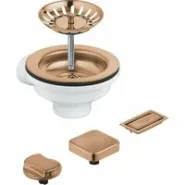 Сливной гарнитур GROHE для кухонной мойки с 1 чашей, теплый закат, матовый (40996DL0)