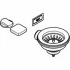 Сливной гарнитур GROHE для кухонной мойки с 1 чашей, холодный рассвет, матовый (40996GN0) Сливной гарнитур GROHE для кухонной мойки с 1 чашей, холодный рассвет, матовый (40996GN0)