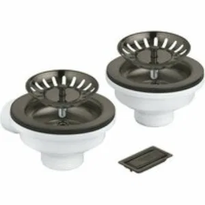 Сливной гарнитур GROHE для кухонной мойки, темный графит, матовый (40997AL0) Сливной гарнитур GROHE для кухонной мойки, темный графит, матовый (40997AL0)