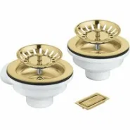 Сливной гарнитур GROHE для кухонной мойки, холодный рассвет, матовый (40997GN0)