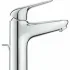 Смеситель для раковины GROHE Euroeco, с донным клапанном, размер M, хром (24268001) Смеситель для раковины GROHE Euroeco, с донным клапанном, размер M, хром (24268001)