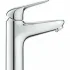 Смеситель для раковины GROHE Euroeco, с донным клапанном, размер M, хром (24269001) Смеситель для раковины GROHE Euroeco, с донным клапанном, размер M, хром (24269001)