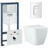 Комплект инсталляции GROHE Rapid SL 38772SH0 с унитазом GROHE Clova Ceramic Square и сиденьем с микролифтом (NW0661) Комплект инсталляции GROHE Rapid SL 38772SH0 с унитазом GROHE Clova Ceramic Square и сиденьем с микролифтом (NW0661)