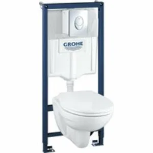 Комплект инсталляции GROHE Solido Perfect 4 в 1 с подвесным унитазом Lecico Perth и сиденьем (39192000) Комплект инсталляции GROHE Solido Perfect 4 в 1 с подвесным унитазом Lecico Perth и сиденьем (39192000)