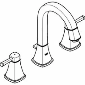 Смеситель для раковины GROHE Grandera двухвентильный на 3 отверстия, с донным клапаном, теплый закат глянец (20389DA0) Смеситель для раковины GROHE Grandera двухвентильный на 3 отверстия, с донным клапаном, теплый закат глянец (20389DA0)
