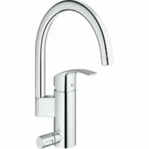 Смеситель для кухни GROHE Eurosmart с функцией экономии воды и интегрированным запорным клапаном, хром (33490002) Смеситель для кухни GROHE Eurosmart с функцией экономии воды и интегрированным запорным клапаном, хром (33490002)