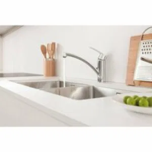 Смеситель для кухонной мойки GROHE Start, низкий излив, хром (32441001) Смеситель для кухонной мойки GROHE Start, низкий излив, хром (32441001)