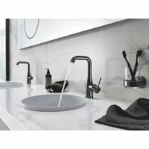 Смеситель для раковины GROHE Essence с донным клапаном, L-Size, темный графит глянец (32628A01) Смеситель для раковины GROHE Essence с донным клапаном, L-Size, темный графит глянец (32628A01)