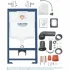 Инсталляция для подвесного унитаза GROHE Solido 3 в 1, с накладной панелью Skate Air (38956000) Инсталляция для подвесного унитаза GROHE Solido 3 в 1, с накладной панелью Skate Air (38956000)