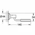 Держатель GROHE Essentials Authentic, хром (40652001) Держатель GROHE Essentials Authentic, хром (40652001)