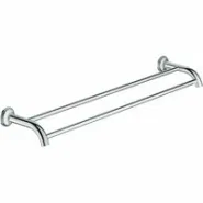 Двойной держатель для полотенца GROHE Essentials Authentic, хром (40654001)