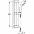Готовый комплект для ванной комнаты GROHE Eurosmart, хром (124446) Готовый комплект для ванной комнаты GROHE Eurosmart, хром (124446)