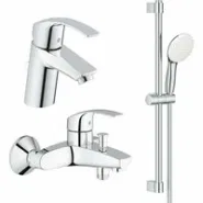 Готовый комплект для ванной комнаты GROHE Tempesta, хром (NB0007)