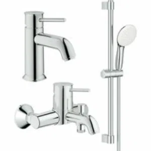 Готовый комплект для ванной комнаты GROHE Tempesta, хром (NB0009) Готовый комплект для ванной комнаты GROHE Tempesta, хром (NB0009)