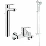 Готовый комплект для ванной комнаты GROHE BauLoop, хром (NB0010)