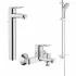 Готовый комплект для ванной комнаты GROHE BauLoop, хром (NB0010) Готовый комплект для ванной комнаты GROHE BauLoop, хром (NB0010)