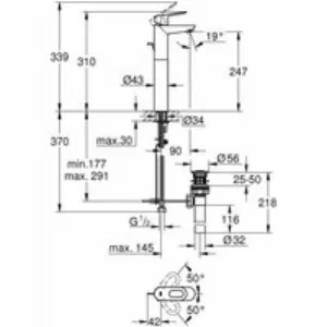 Готовый комплект для ванной комнаты GROHE BauLoop, хром (NB0010) Готовый комплект для ванной комнаты GROHE BauLoop, хром (NB0010)