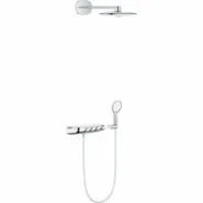 Душевая система GROHE Rainshower System SmartControl Duo 360 с термостатом для душа, белая луна (26443LS0)