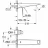 Внешняя часть смесителя для раковины GROHE Allure Brilliant на 2 отверстия, M-size, хром (19783000) Внешняя часть смесителя для раковины GROHE Allure Brilliant на 2 отверстия, M-size, хром (19783000)