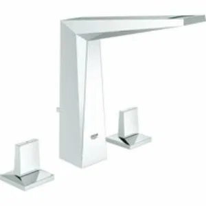 Смеситель для раковины GROHE Allure Brilliant на 3 отверстия, с донным клапаном и высоким изливом, хром (20344000) Смеситель для раковины GROHE Allure Brilliant на 3 отверстия, с донным клапаном и высоким изливом, хром (20344000)