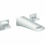Внешняя часть смесителя для раковины GROHE Allure Brilliant настенного монтажа на 3 отверстия, вынос 161 мм, хром (20346000)
