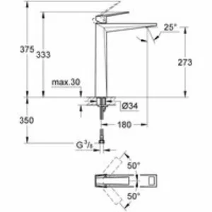 Смеситель для раковины GROHE Allure Brilliant, XL-size, хром (23114000) Смеситель для раковины GROHE Allure Brilliant, XL-size, хром (23114000)